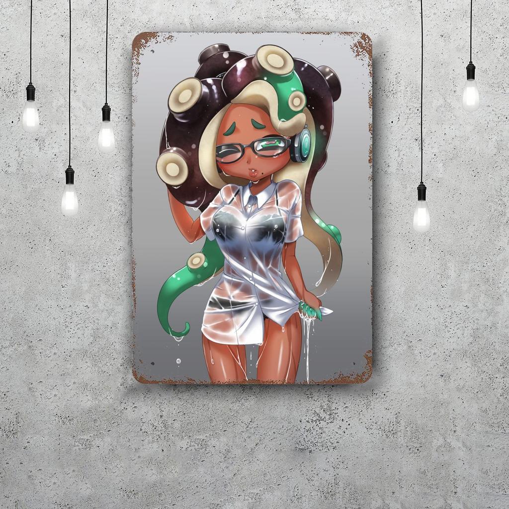 octo expansion video games Vintage Metal Tin Signs Posters Decor Retro Metal Plaque Wall Art Decor for Garage Bar