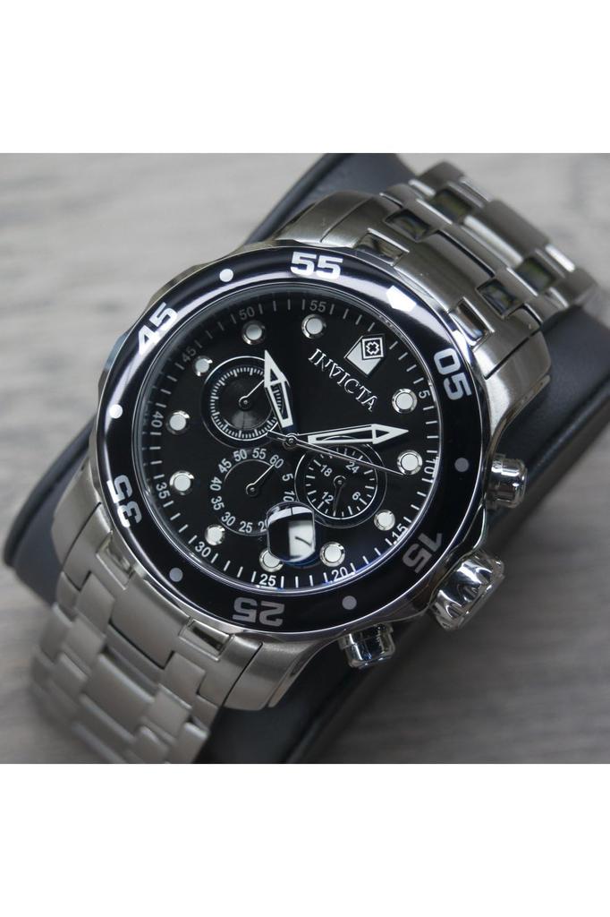 [Invicta] Watch Pro Diver Quartz 48mm Case Silver Stainless Steel Strap Black Dial 69 Men's [Item]