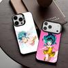 U-Urusei Yatsura L-Lum Mobile Phone Case For iPhone17,16,15,14,13,12,11 Plus,Pro Max Black Candy Silver Plated Cover