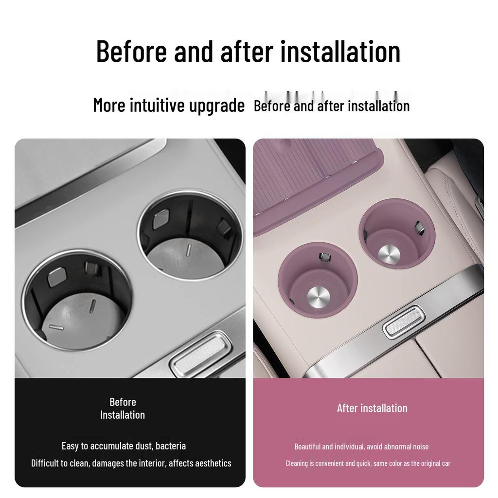 Silicone Protective Pad for Xiaomi SU7/YU7/Ultra Console Cup Holder