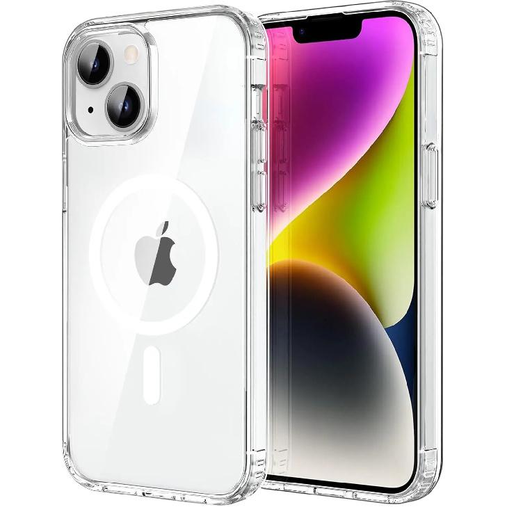 Transparent Magnetic Case For iPhone 17 16 Pro Max 15 14 Plus Wireless Charge Cover 13 12 Mini 17 Air Magsafe Protection Case