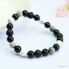 2026 Black Wukong Bracelet Stone Volcanic Rock White Turquoise European and American Style Jewelry Live Broadcast Batch S502070