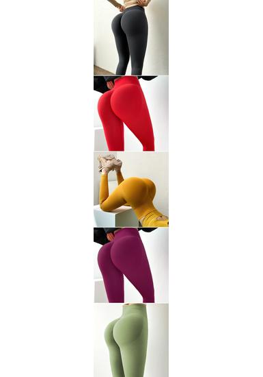 Women's High Waist Elastic Yoga Leggings - Hip Lifting, Running Fitness Pants