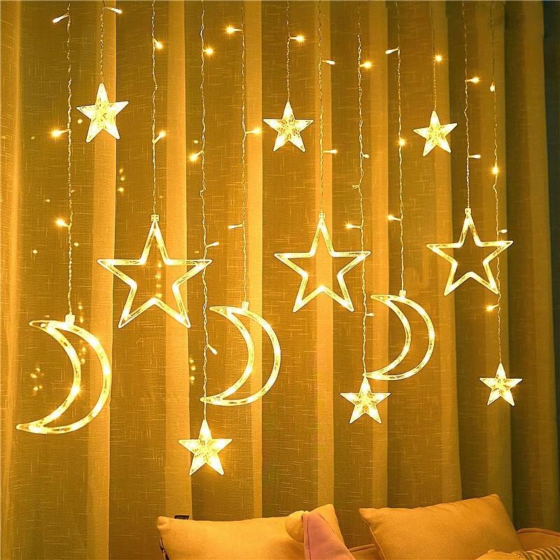 

Pailide LED Star Moon Curtain Lights