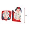 Kitchen Gloves Insulation Merry Christmas Pad Cooking Microwave Gloves Baking BBQ Oven Pot Holders Oven Mitts Potholder Pad