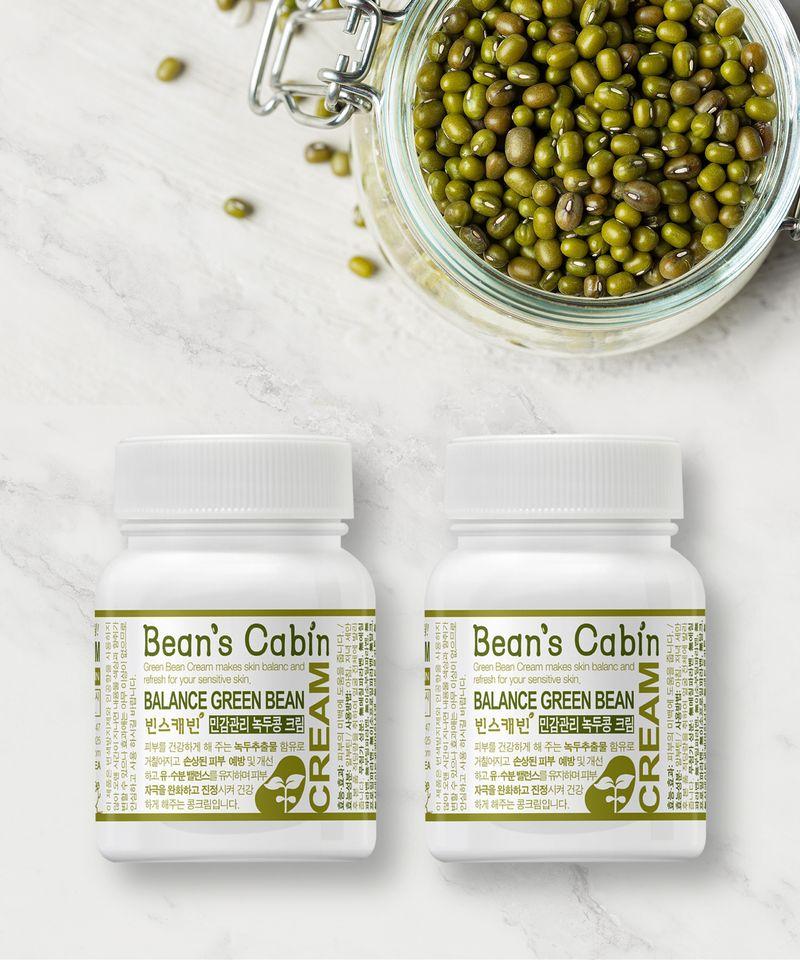 Mung Bean Moisturizing Cream 2-Piece Set