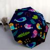 1pc Birds Nature Automatic Open/Close Umbrella - Compact Travel Umbrella with 8-Rib Durable Frame, Lightweight & Portable Design Z10
