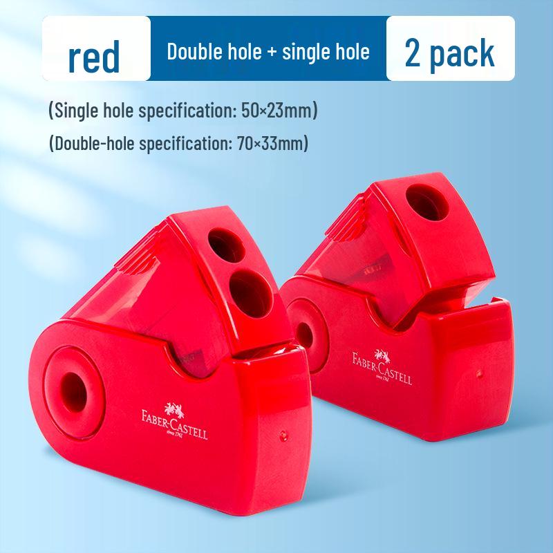 Mini Afiador Manual Faber-Castell para Crianças - Portátil e Simples para Uso Escolar