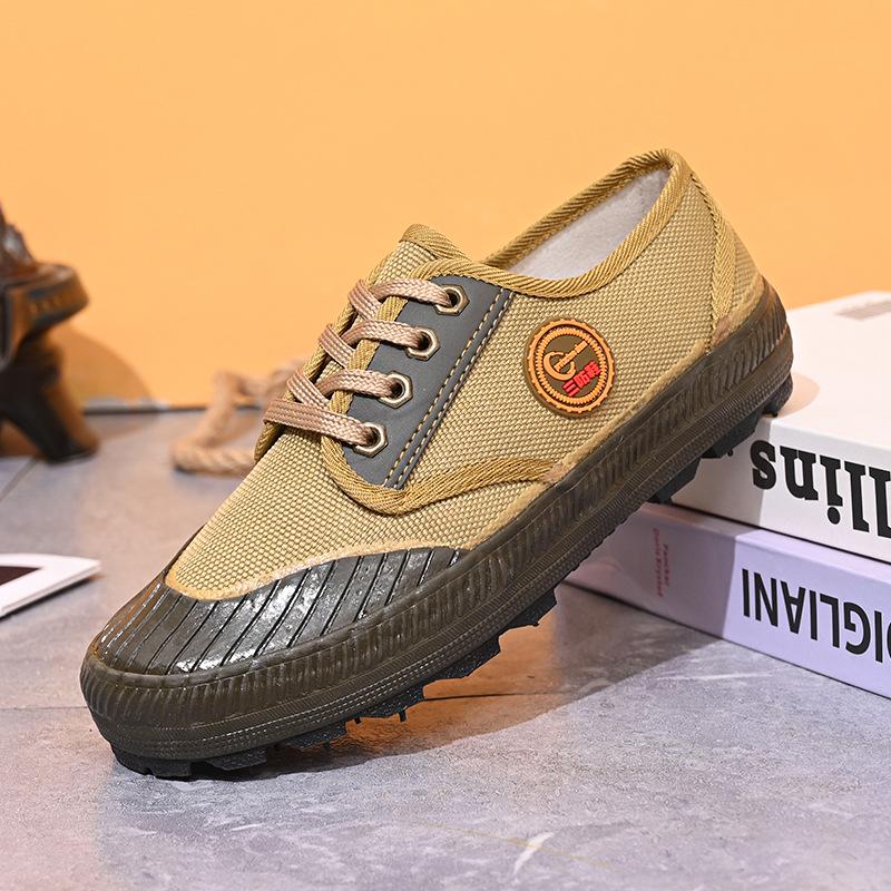 

Высокие рабочие ботинки, устойчивые к воздействию воды, масла и пыли: Дышащая, нескользящая, износостойкая обувь для отдыха на открытом воздухе с резиновой подошвой 38