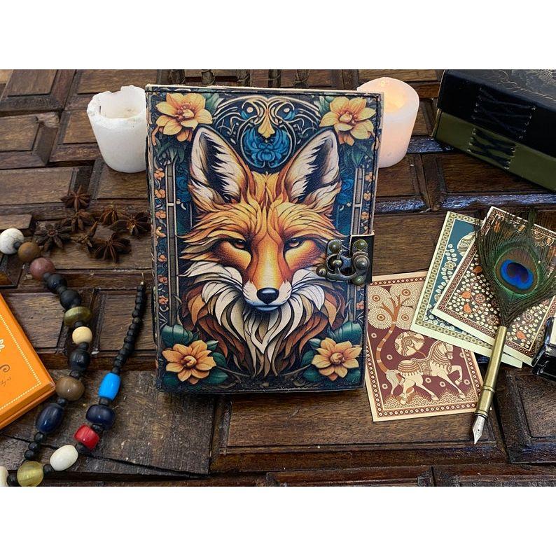 Wolf Grimoire Leather Journal • handmade leather journal, Celtic journal,  Edge pages Daily notpad, recipe book, travel diary,