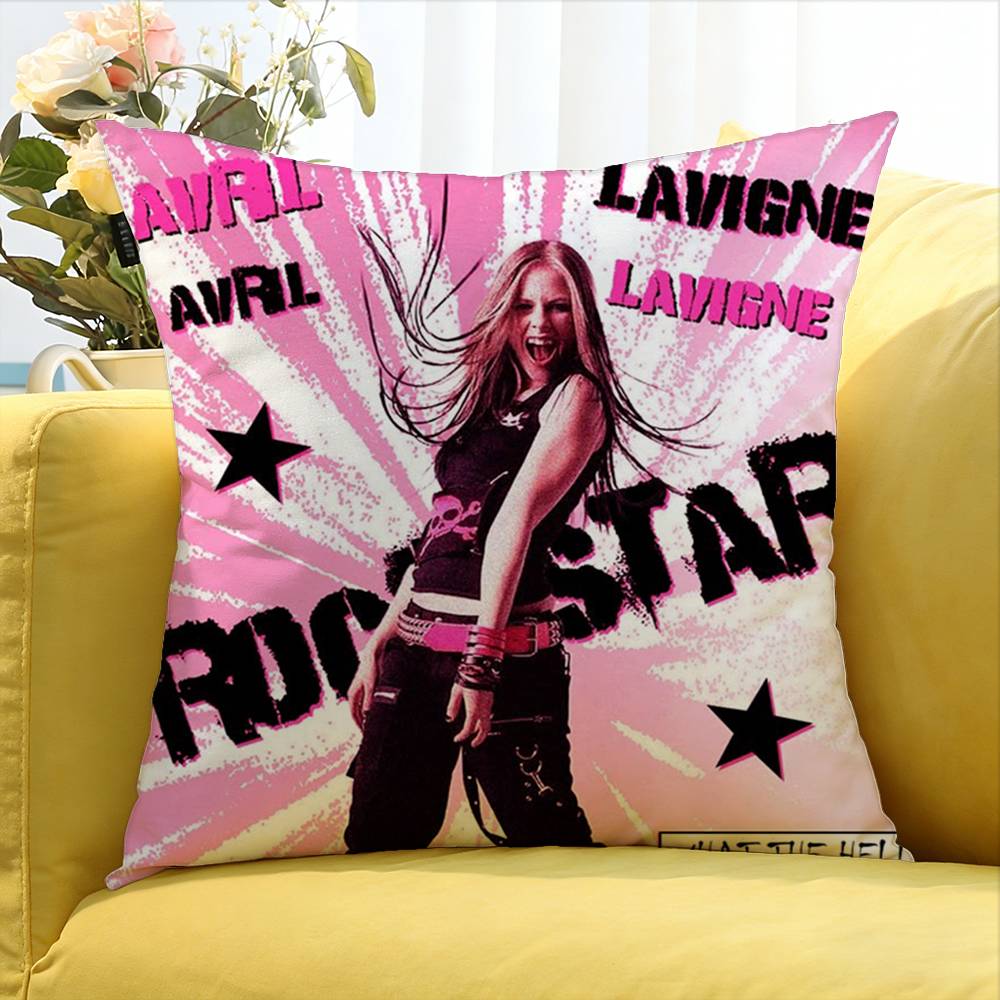 Avril Lavigne World Various Sizes Square Pillow Case For Car Home Bedchamber Decor
