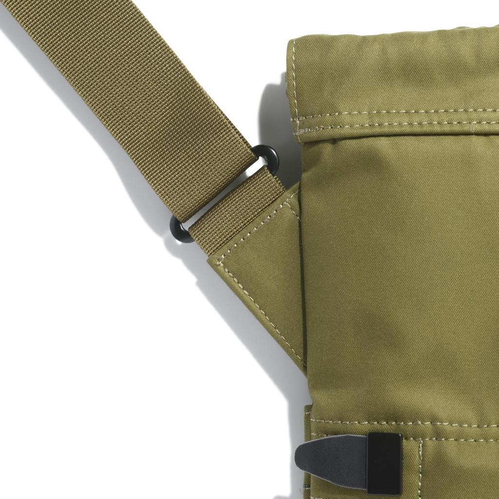 [Antrac] CITY RAF Helmet Bag, Drawstring, One-Shoulder, Ventile Fabric, Waterproof, A4 Size, No. 60030