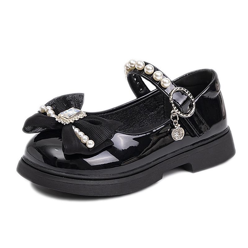 

Девочки принцессы 24 Новая мода квадратный рот девушки представление танцевальная британская детская обувь 26-30 beats 5 pairs чёрный