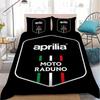 Exquisite A-Aprilia Logo Bedding Set,duvet Cover and Pillowcase,home Bedroom Decoration,gift for Boys and Girls