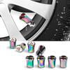 4pcs Laser Colorful Car Wheel Valve Caps for Pajero L200 ASX Eclipse Montero Ralliart EVO9 Starion Outlander Galant