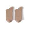 Women's 100% Pure Cotton Mid-Calf Socks - Odor-Resistant, Antibacterial, Anti-Pilling, Hand-Sewn Toe, Boneless, Perfect for Spring & Autumn.