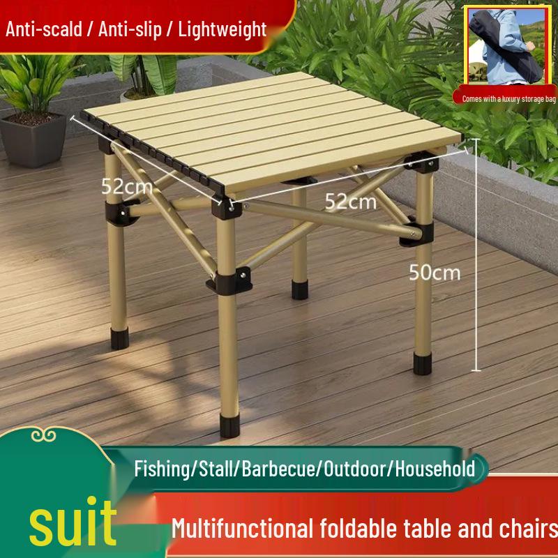 Portable Folding Table & Chair Set for Camping, Picnic, and More - Lightweight & Multi-Purpose
