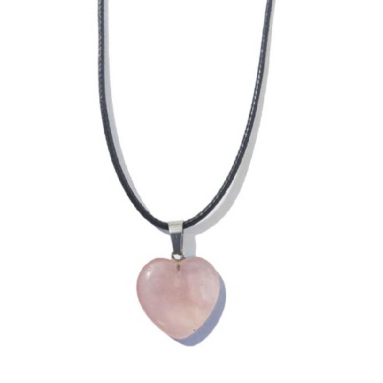 Natural Stone Necklace Wax Rope Necklace Pendant Jewelry Gift for Women Men