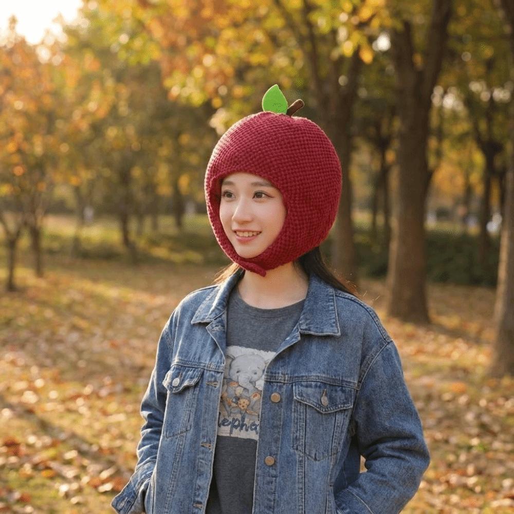 Cartoon Simulation Fruit Hat Funny Lychee Headgear Novelty Party Costume Head Cover  Festival