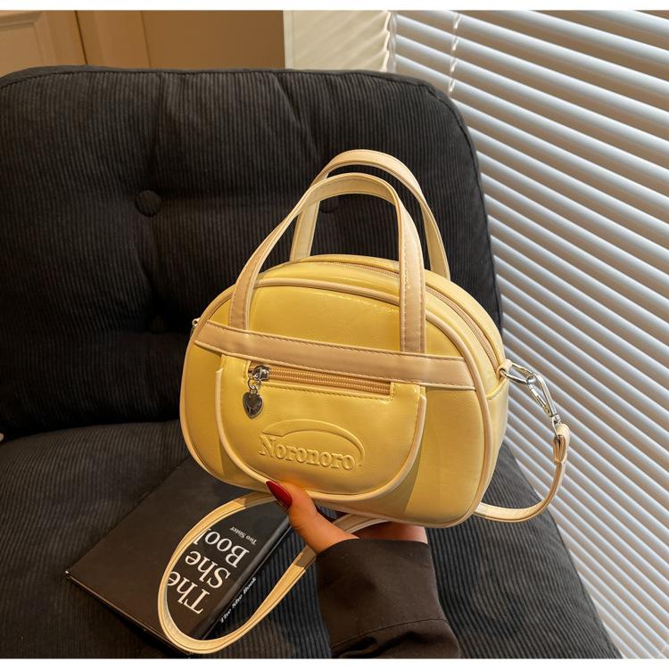 

Premium commuter bag women s 2025 spring new fashionable versatile simple women s portable commuter bag жёлтый