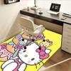 Office Rug Hello Kitty, Donuts Anti-Slip Rug, Machine Washable for Living Room, Bedroom, Office, Multiple Sizes, Bedroom Mat, Decorative Mat, Durable