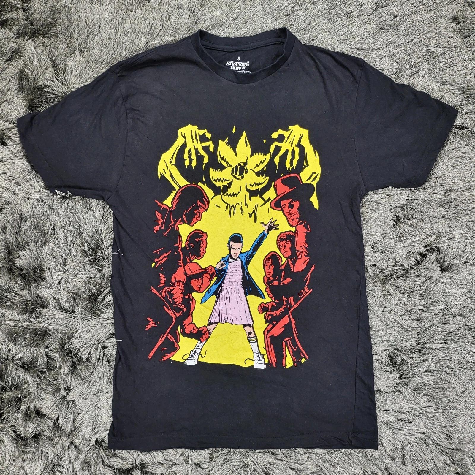 Футболка Stranger Things X Loot Crate Мужская Маленькая Черная Коллаборация 100% Хлопок Свитшот L
