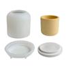 Tea Cup Shaped Silicone Mold Jar Silicone Mold Non stick Easy to Demold for Making Jar Pot Plasters DIY Resin Casting