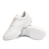 Female Adult Jazz Dance Shoes Square Dance White Leather Sports Shoes for Women Casual Running Shoes Outdoor