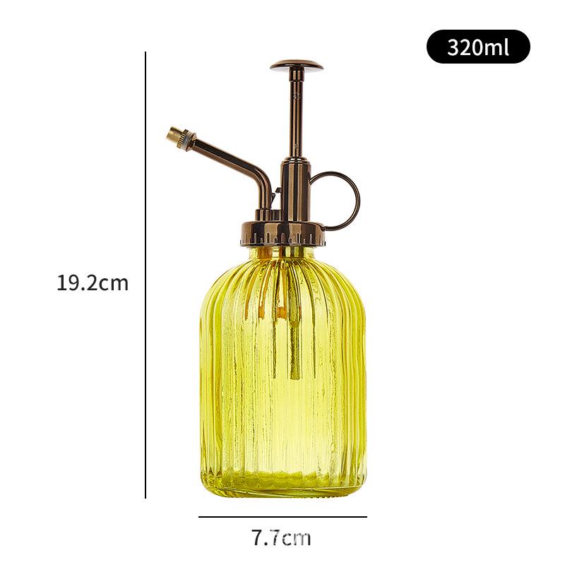 Retro Sunflower Stained Glass Spray Bottle for Gardening