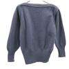 YVES SAINT LAURENT 80s 90s Old Long sleeve sweater M Blue knit Women Used