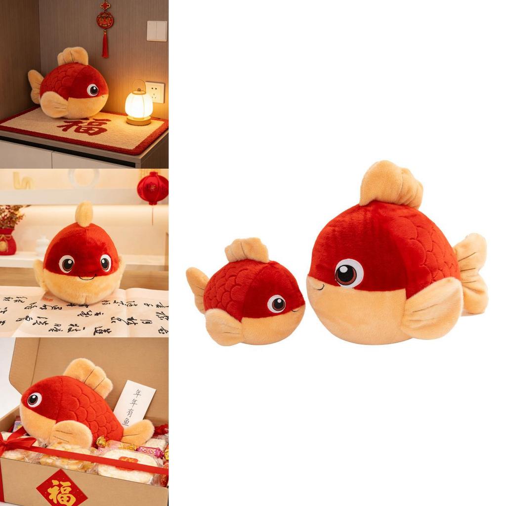 Koi Fish Plush Toy Pillow With Pp Cotton Filling For Living Room Decoration
