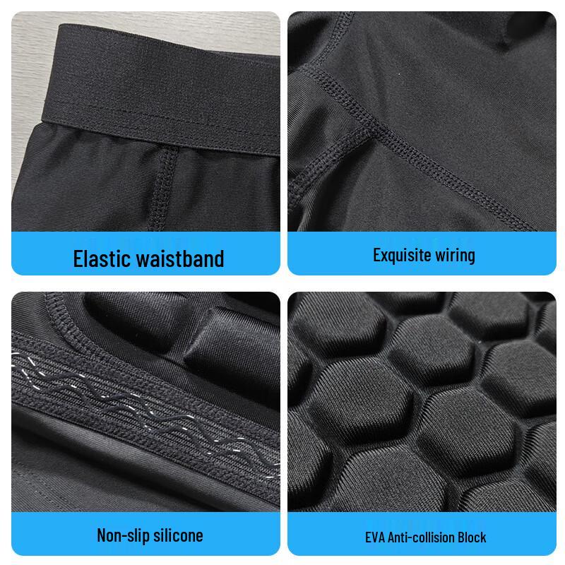 Professional Protective Padded Athletic Shorts