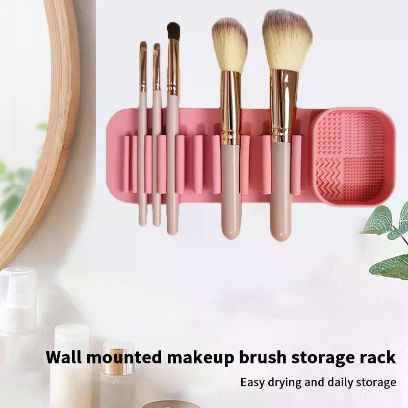 1PCS Silicone Washing Bowl Makeup Brush Cleaning Box Make-up Egg Drying Tool Set Powder Puff Washer Sponge Storage Artifact