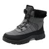Warm snow boots piled thickened cotton boots outdoor skiing waterproof and non-slip cotton shoes Martin boots