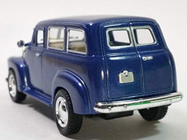 Kinsmart Suburban 1950 Navy Blue SUV Scale Diecast Car 1/36