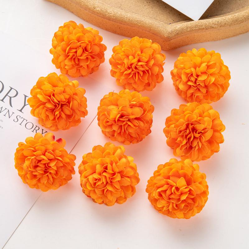 50pcs Artificial Hydrangea Flowers Wall Wedding for Home Decor Christmas Wreaths Scrapbook Photography Props Bridal Accessories