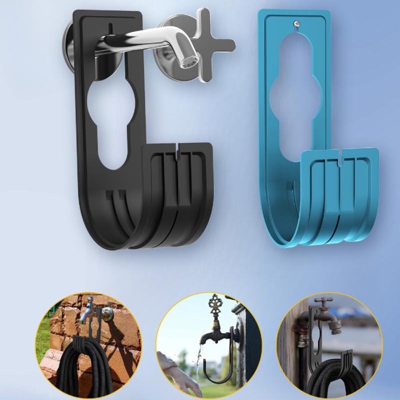 1 STK Tragbarer Schlauchhaken Gartenzapfhahn Autowäsche Gartengeräte Teleskopischer Wasserschlauchhaken Schlauchzubehör Aufbewahrungsregal