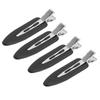 4 Pcs Makeup Hair Barrette Accessories No Bend Hair Clips No Crease Hair Styling Clips for WomenBlack