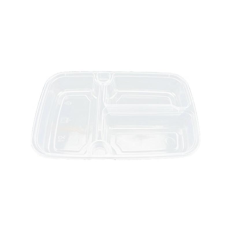 WEISHENG Disposable 3-Compartment Takeaway Meal Box Liner
