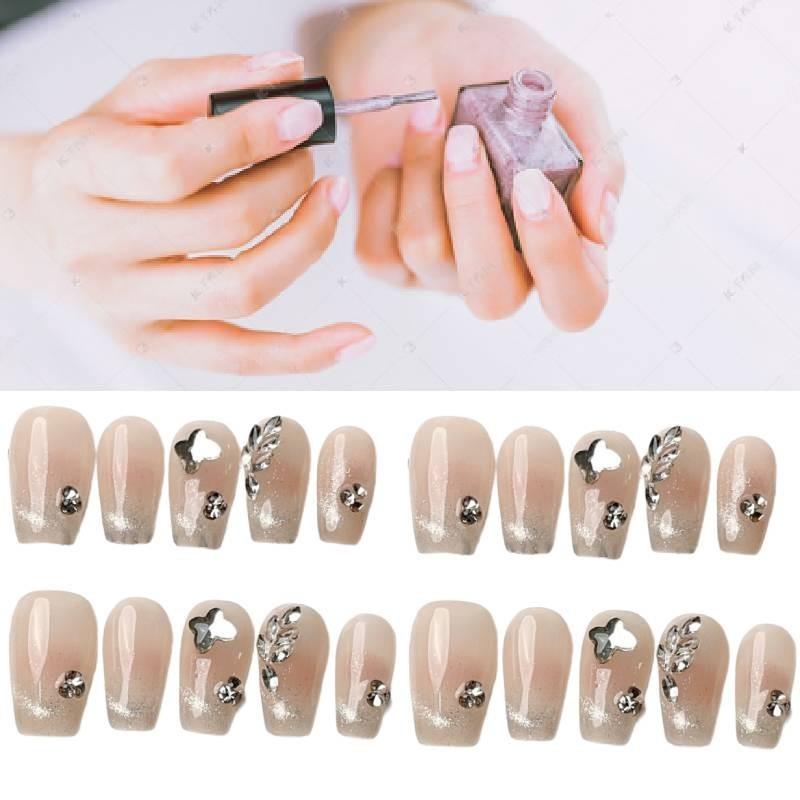 Handmade Wear Nail Fashion Casual Simple Exquisite Classic Nail Style Patch