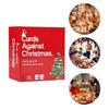 Christmas Card Game Set with 250+ Unique Card For Adult Holiday Parties Mixing With Other Games (Not Included)