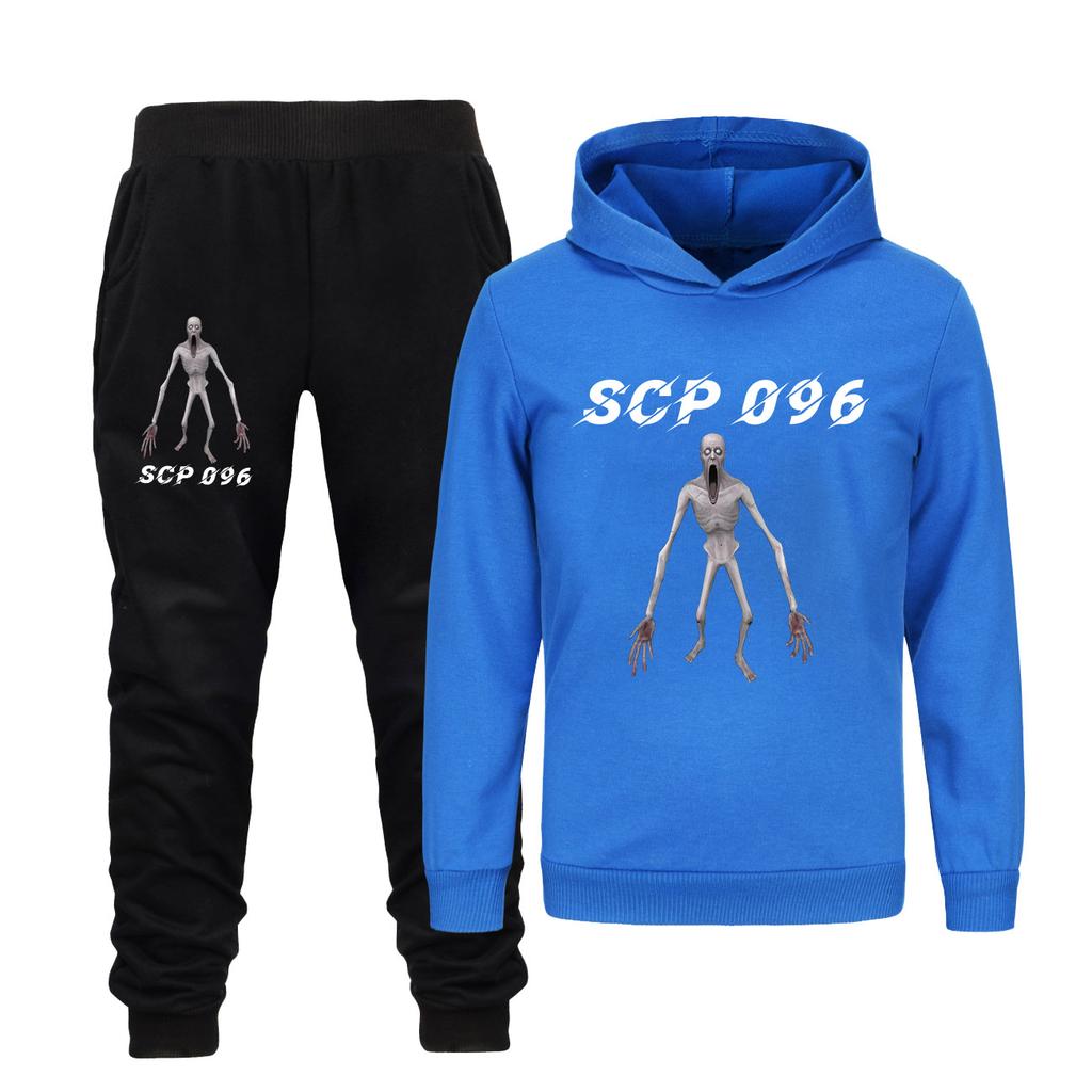 Shy Guy Fondazione SCP Fantascienza Tuta per Bambini Felpa+Pantaloni Set Tuta per Neonate Abbigliamento per Bambini