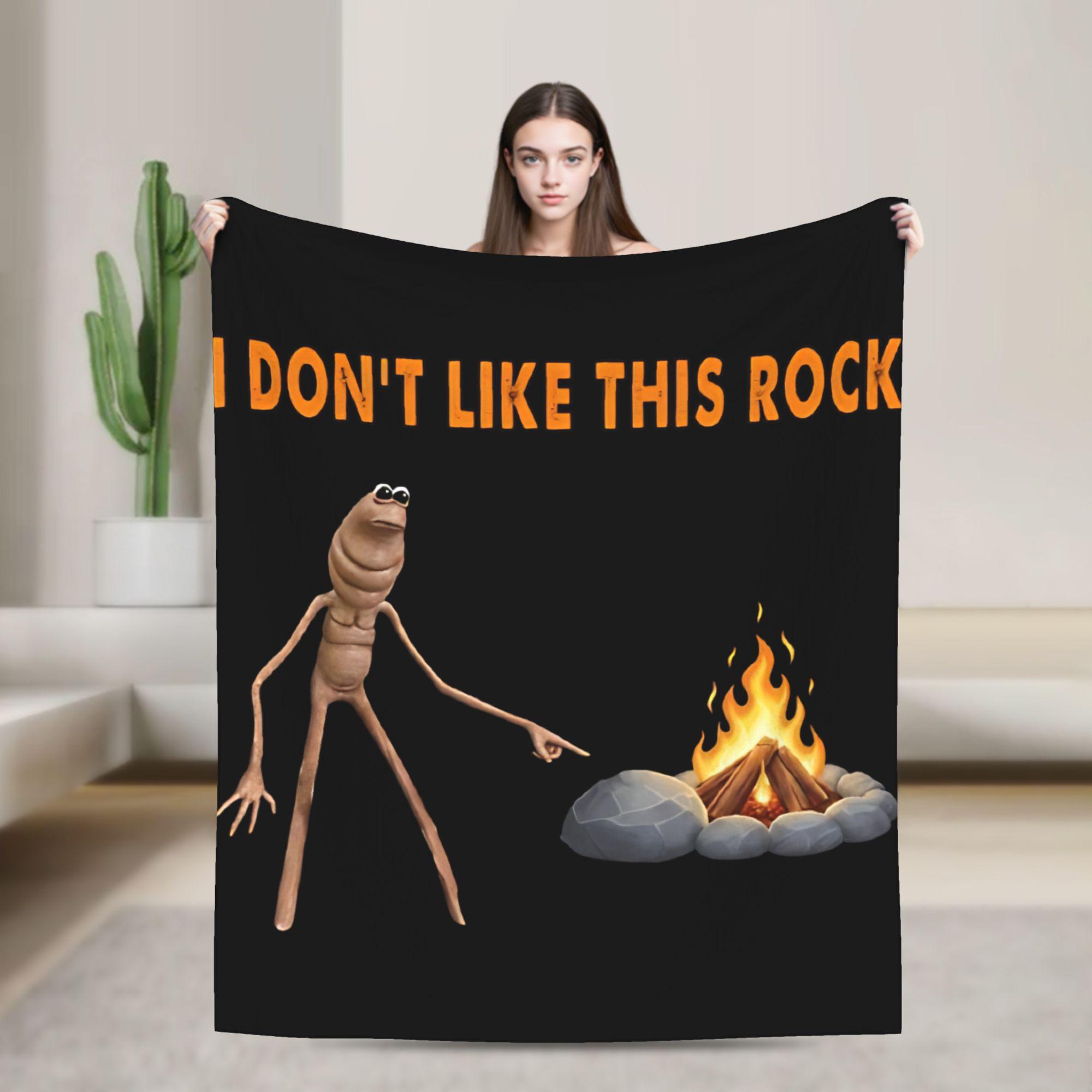 

Marcus The Worm Funny Meme Blanket Flannel Awesome Soft Throw Blankets for Bedding Lounge Autumn/Winter 100x150cm
