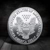 2Pcs Commemorative Coin Exquisite Trump American Eagle Commemorative Coin Set for Home
