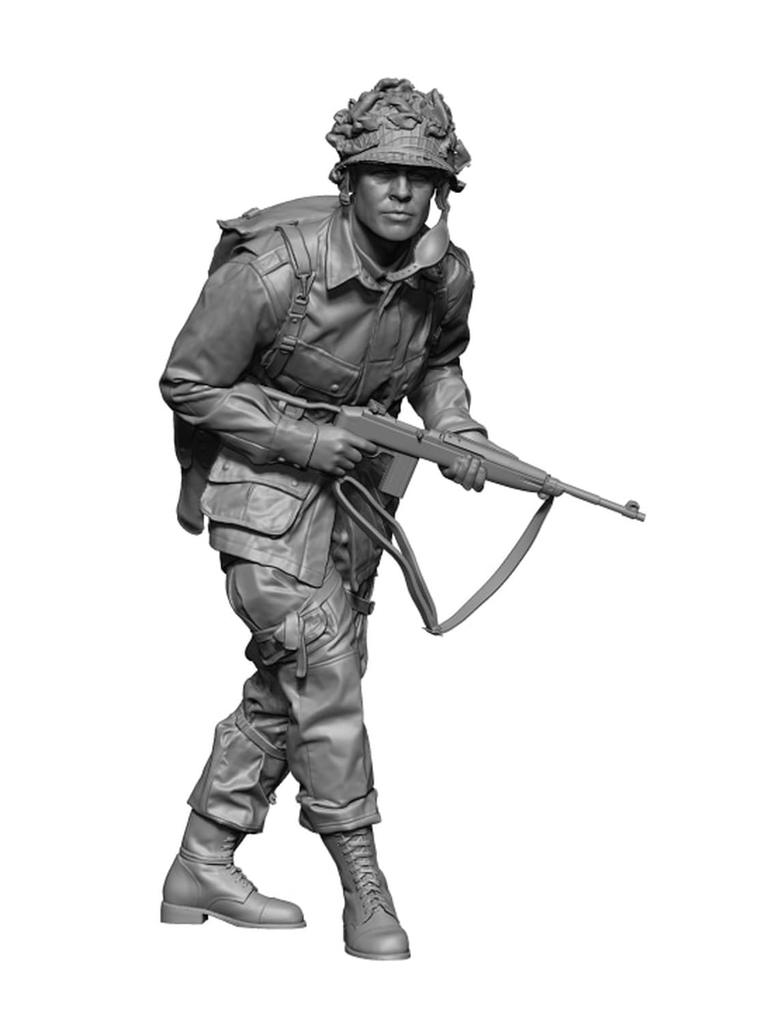 H3 Model WW2 US Airborne Division Combat Ready Resin Kit HS48083 1/48 (People)