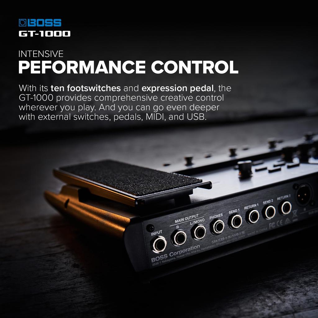 BOSS Guitar Effects Processor GT-1000 (Multi-Effects Pedal) Direct from Japan