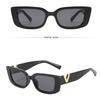 Fashion Cat Eye Sunglasses Luxury V Sun Glasses For Ladies Classic Rectangle Driving Eyewear Uv400