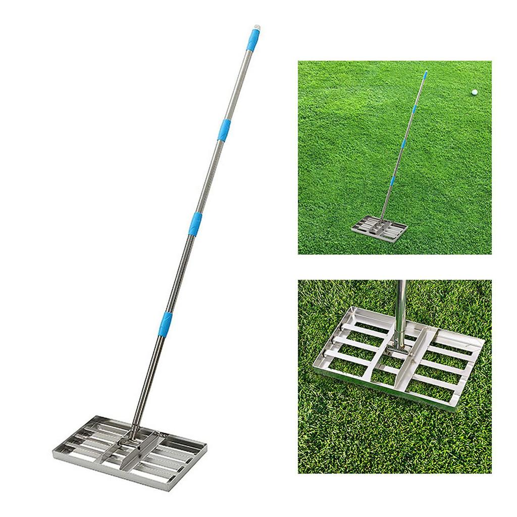 Lawn Leveling Rake Heavy Duty Tool for Yard Pasture Golf Field 4