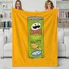 Snack P-Pringles Wurf-Flanell-Decke Perfekt für Sofa Büro Bett Reise Schlafen Lesen Entspannen Camping Ganzjahresnutzung