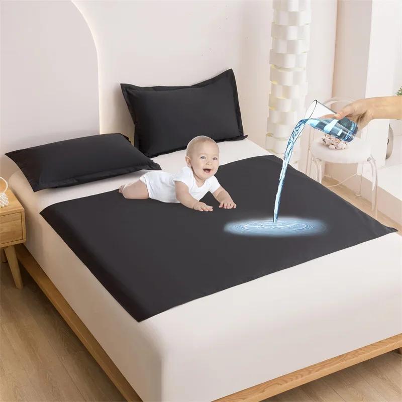 Wasbare Waterdichte Incontinentie Bedpads Herbruikbare Onderleggers voor Vrouwen Baby Hond Meerdere Maten Ademende Matrashoes 50x70cm